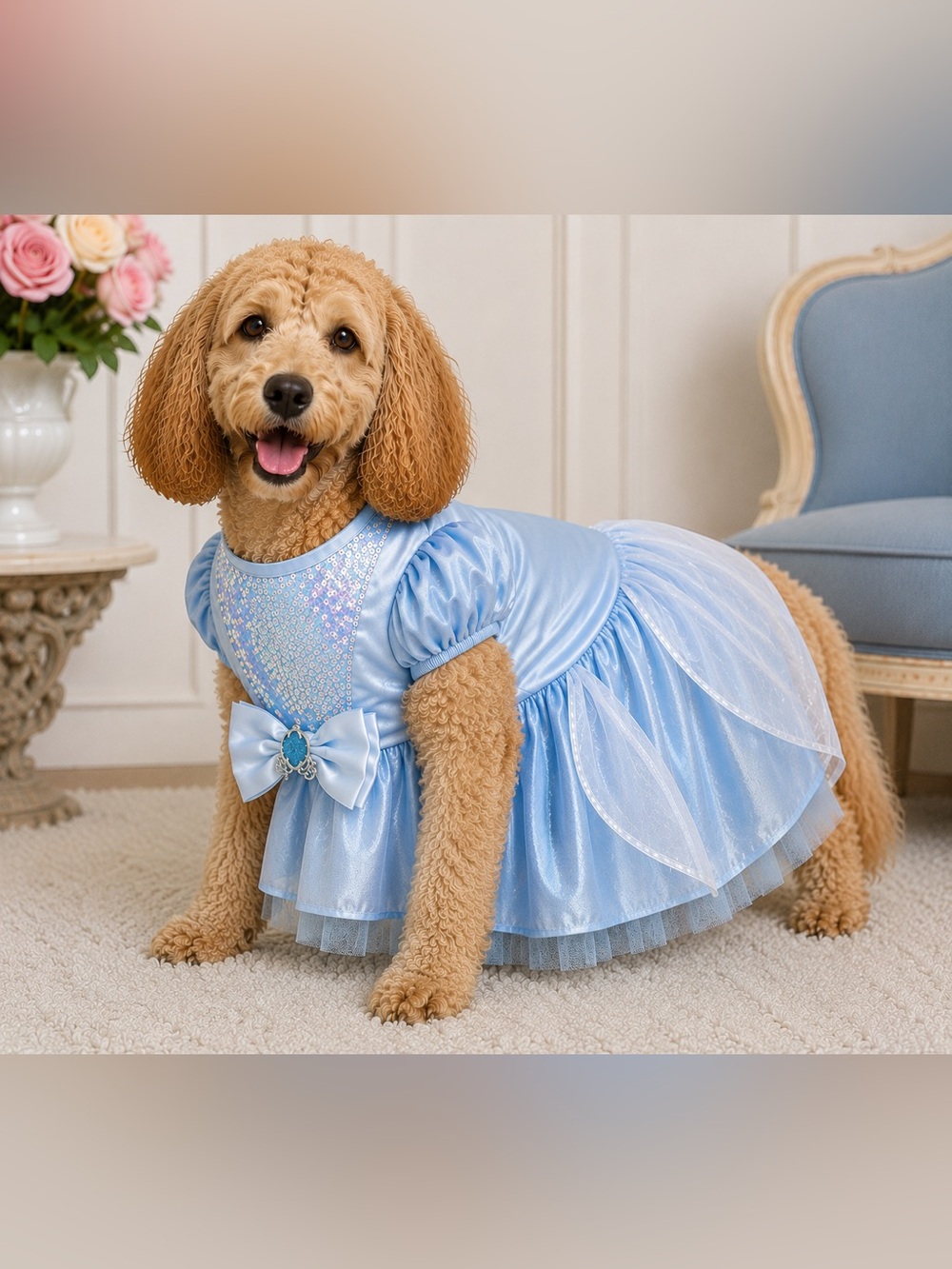 NWT Disney Cinderella Premium Pet Costume in size XL.